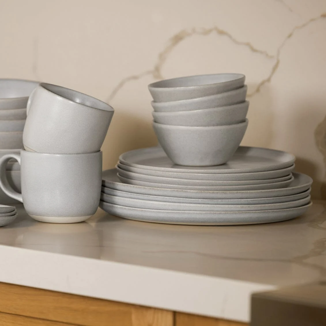 Fable Salad Plates - Desert Taupe - Image 30