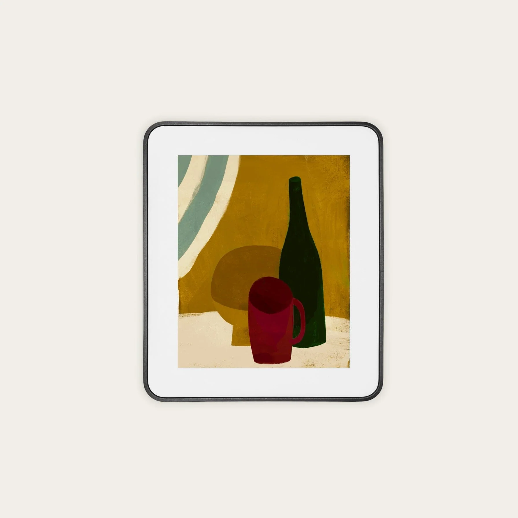 Fable Yellow Room Print - 11 x 14" - With Frame