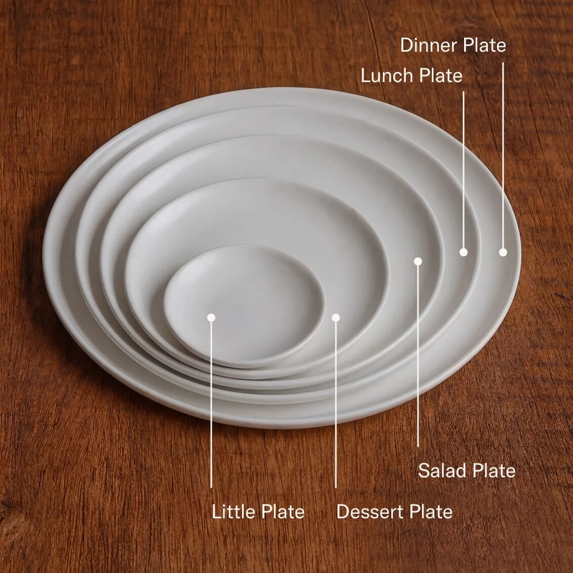 Fable Dessert Plates - Desert Taupe - Image 19
