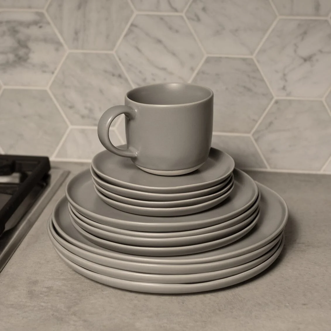 Fable Salad Plates - Desert Taupe - Image 4